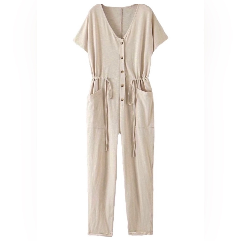 Goodnight Macaroon Buttoned Jumpsuit